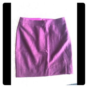 J.Crew Purple Pencil Skirt